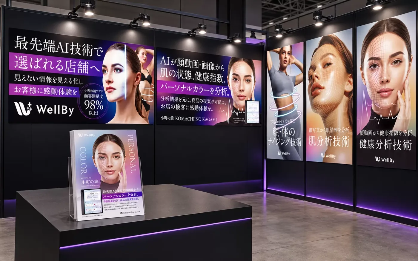 展示ブース、販促ツール制作の実績写真