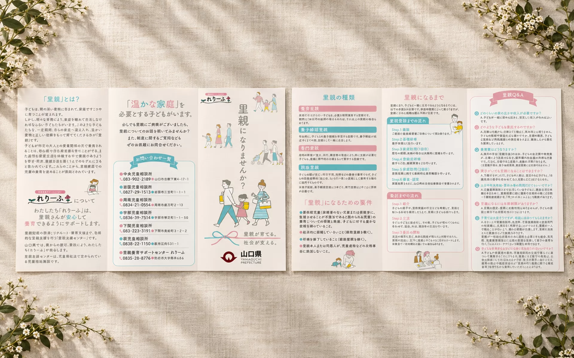 里親養育サポートセンター れりーふ 制作実績